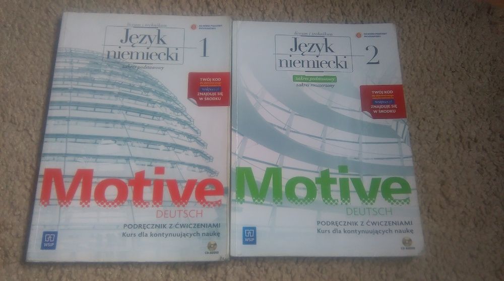 motive deutsch Neu 1 / 2 , podręcznik z ćwiczeniami do j.niemieckiego