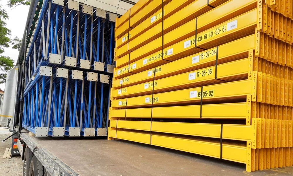 Regały paletowe magazynowe Jungheinrich MPB, Regał magazynowy paletowy