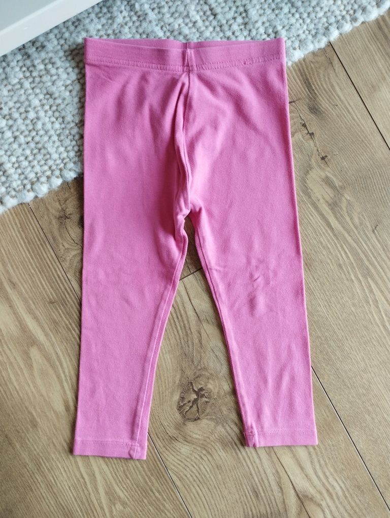 92cm różowe legginsy, getry dziewczęce