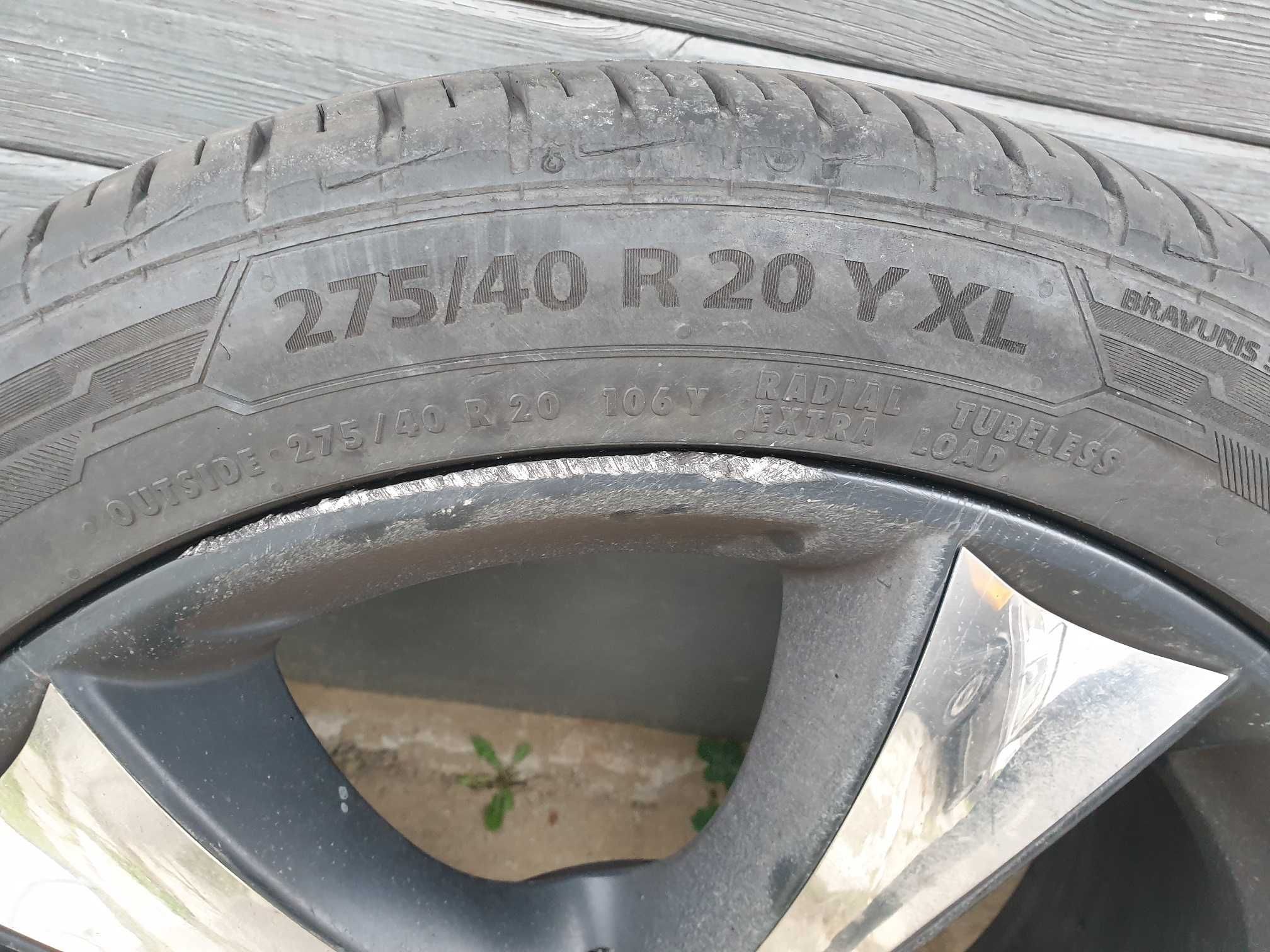 Letnie koła 275/40R20 YXL BRAVURIS 5HM 08/20, 5x120.