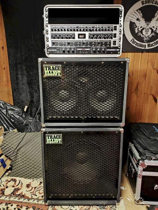 Sprzedam dwukanałowy zestaw backline do gitary basowej