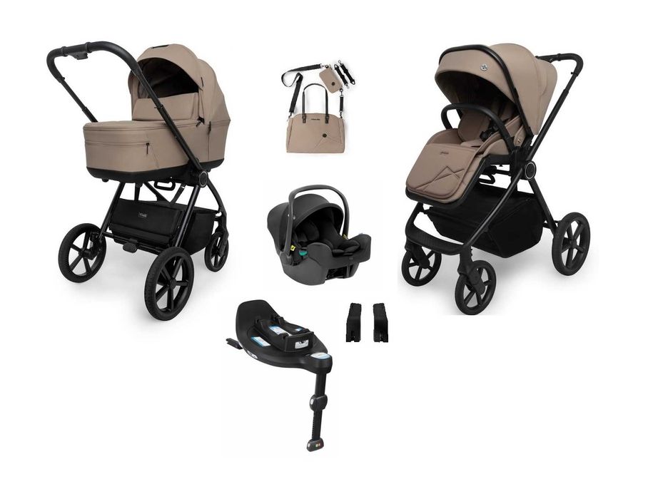 Muuvo One zestaw 4w1 wózek uniwersalny z fotelikiem,bazą opcja 2w1,3w1