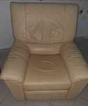 Cadeirao pele Natuzzi