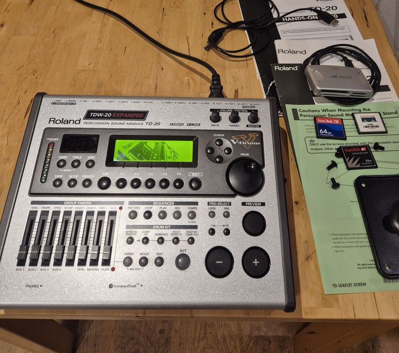 Perkusja roland moduł TD20 Expanded TDW-20