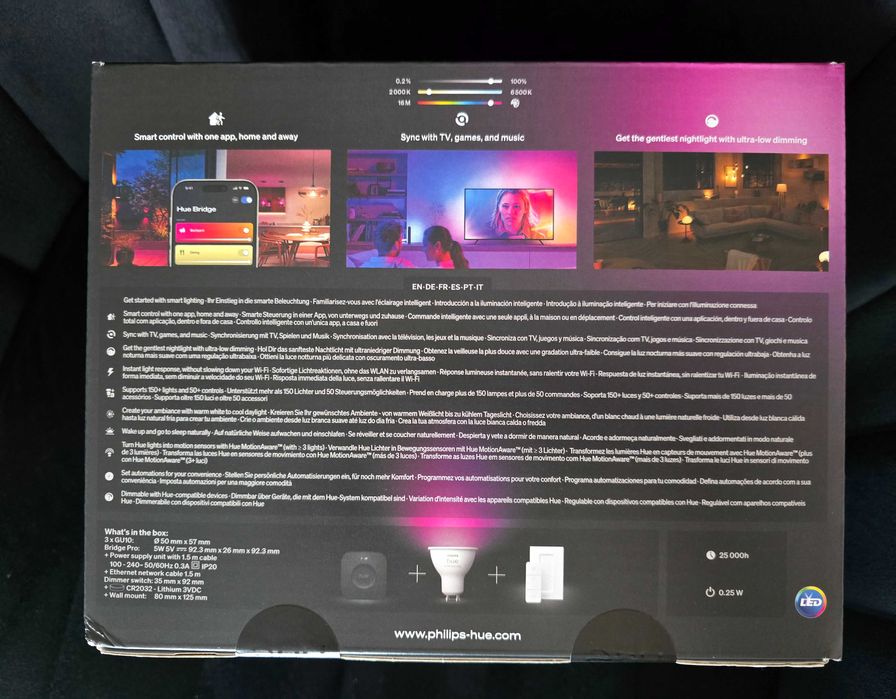 Nowy Philips hue GU10- Starter Kit Pro
