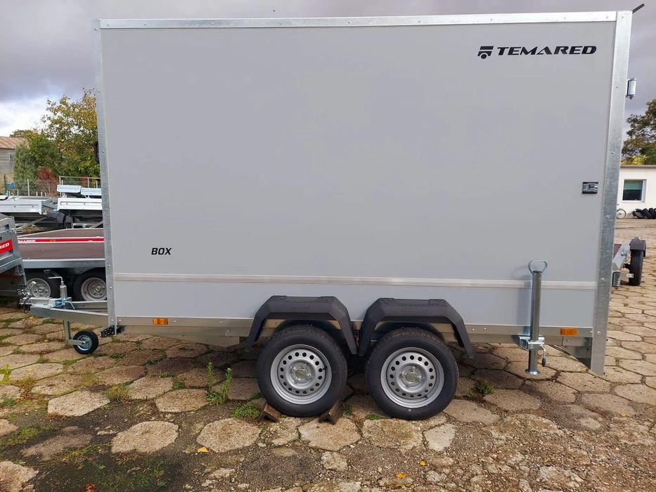 TEMARED BOX 3015/2 dmc 750 kg Nowa przyczepka samochodowa Brzeg