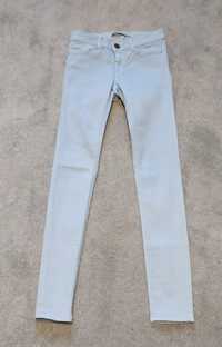 Spodnie jeansy rurki XS Stradivarius 34