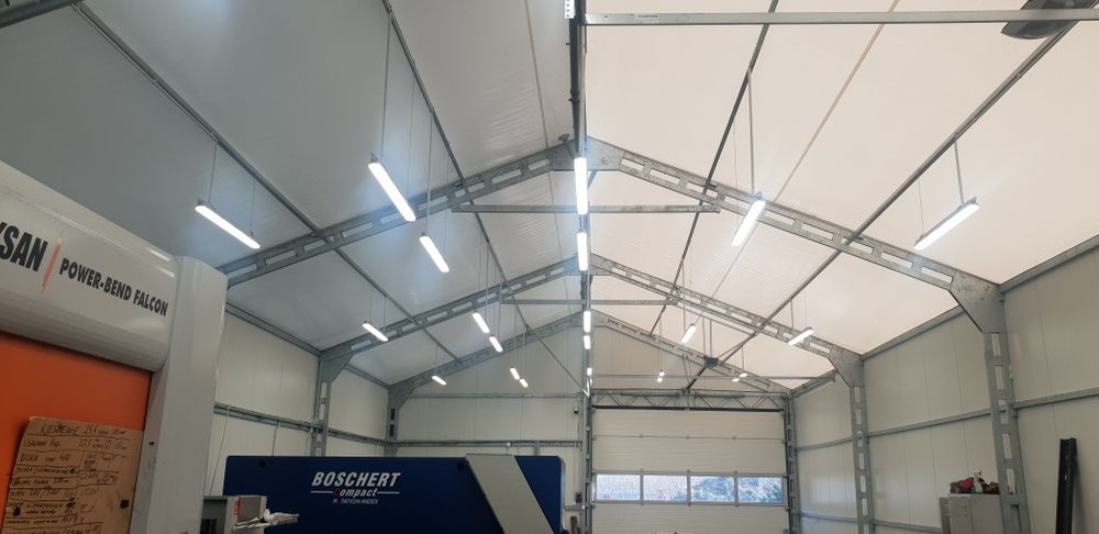 Hala namiotowa dach termiczny