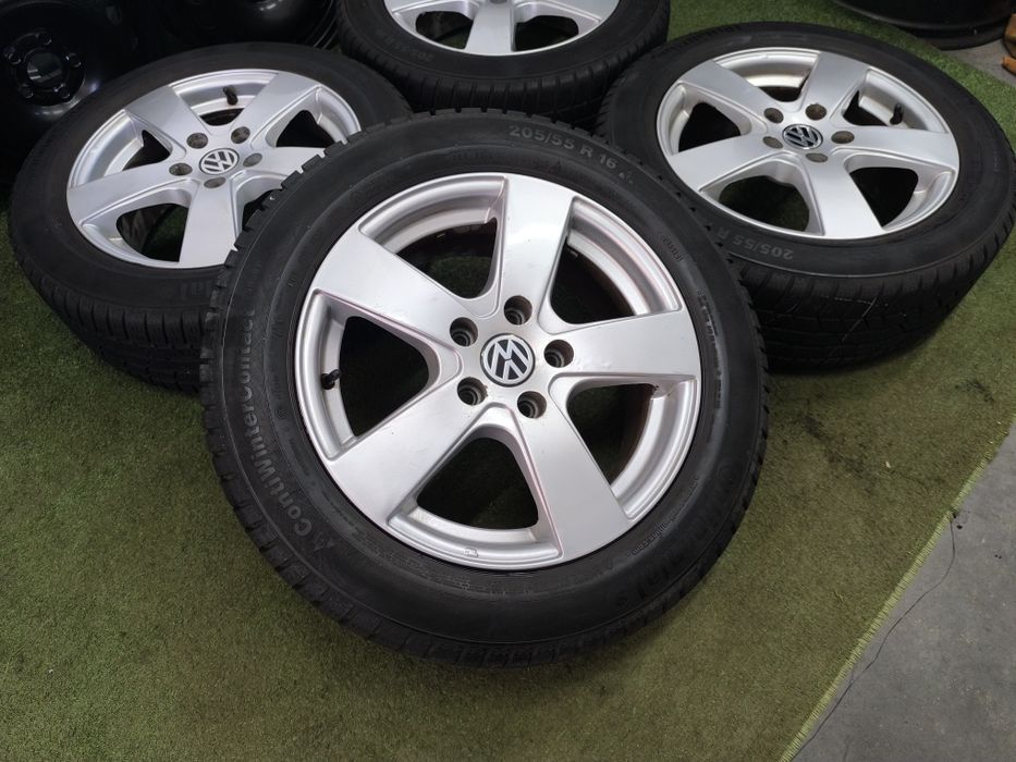 Koła 16" felgi 5x112 et50 opony 205/55/16 VW Golf 5 6 7 Touran Caddy