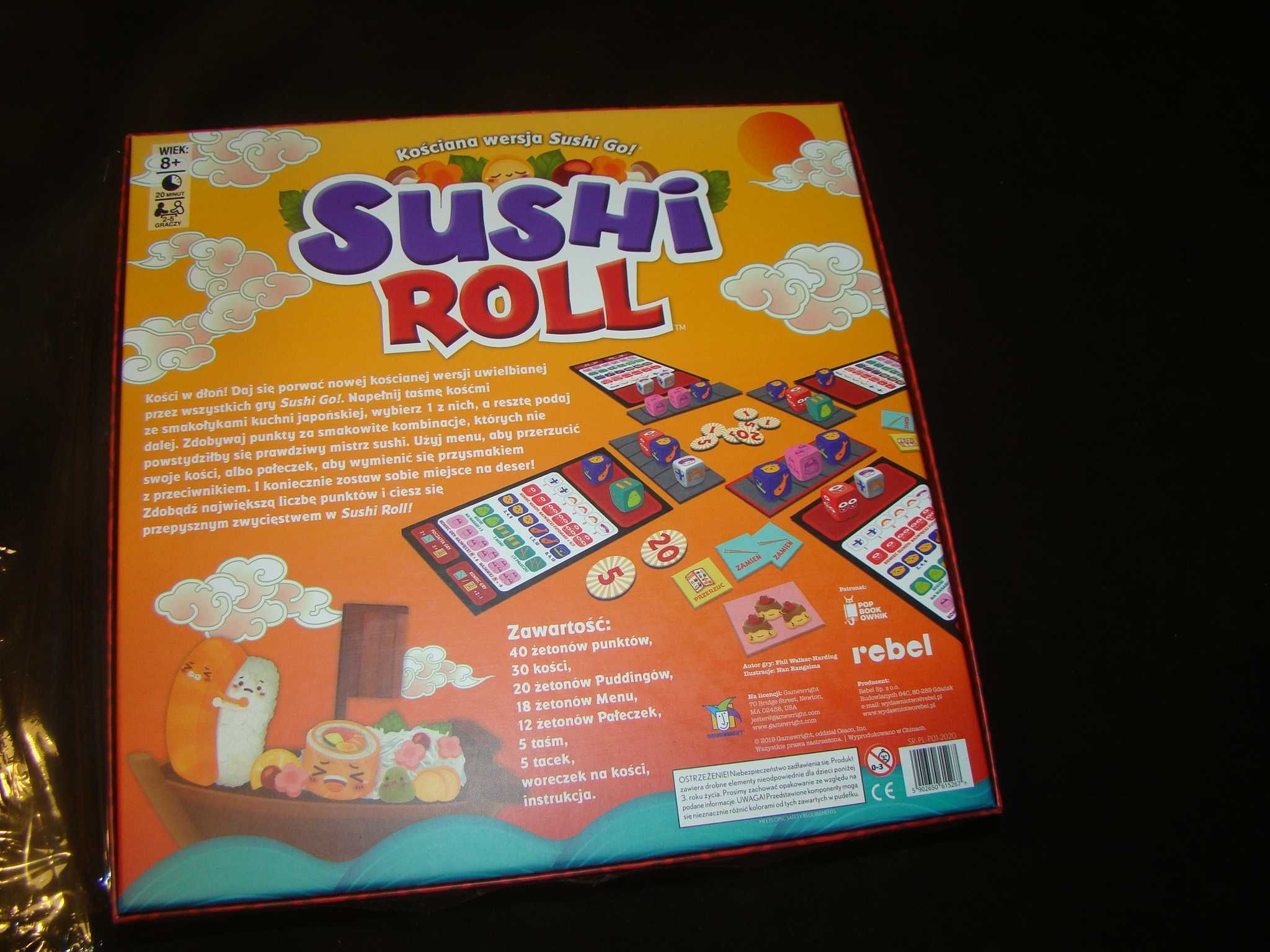 Duopak: Sushi Roll + Decipher gra planszowa rebel foxgames go