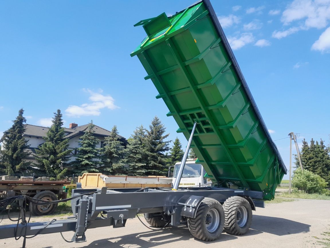 Przyczepa tandem 18ton 22m3 wywrotka kiper na tyl