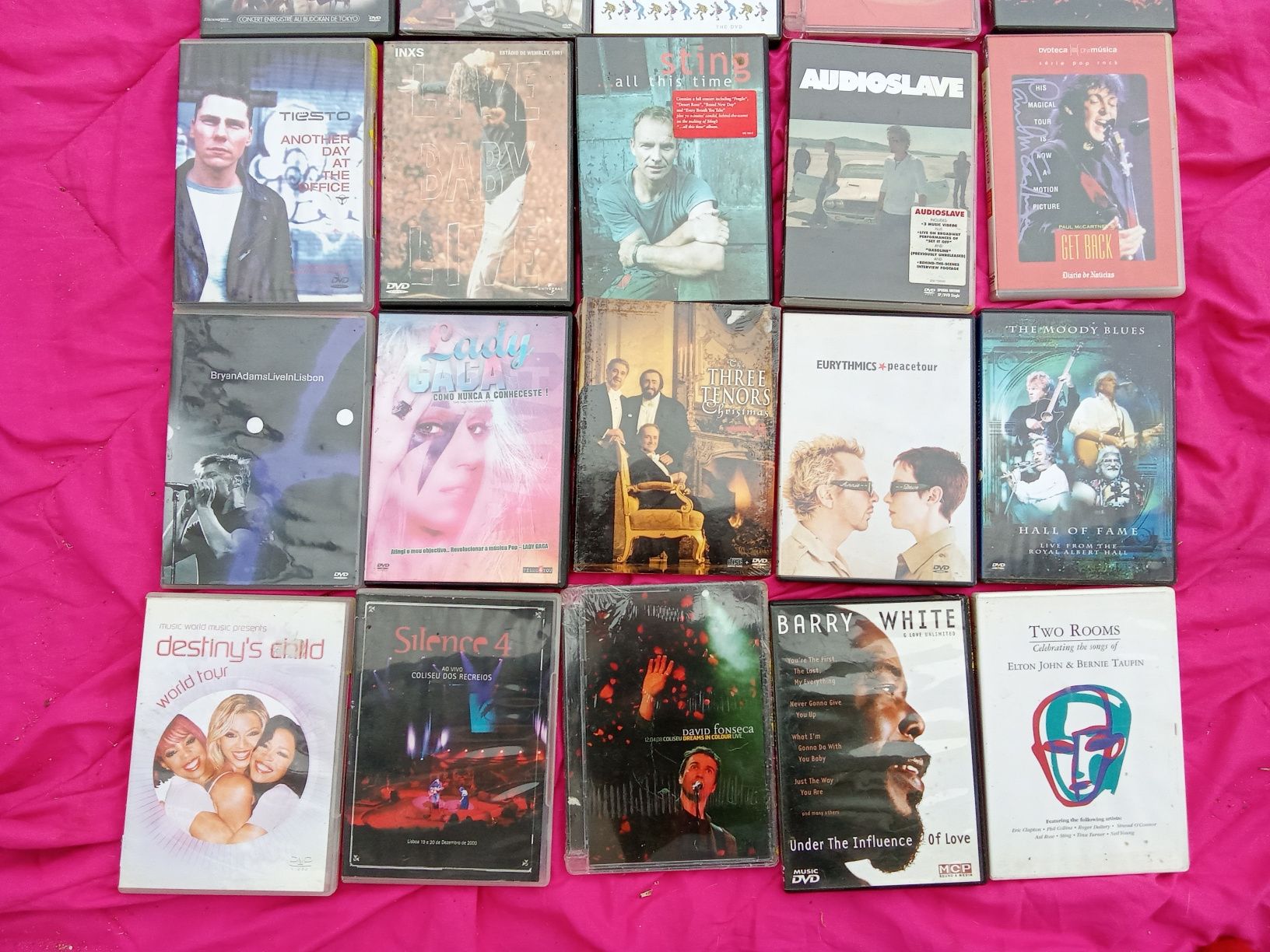 35 DVDs músicais