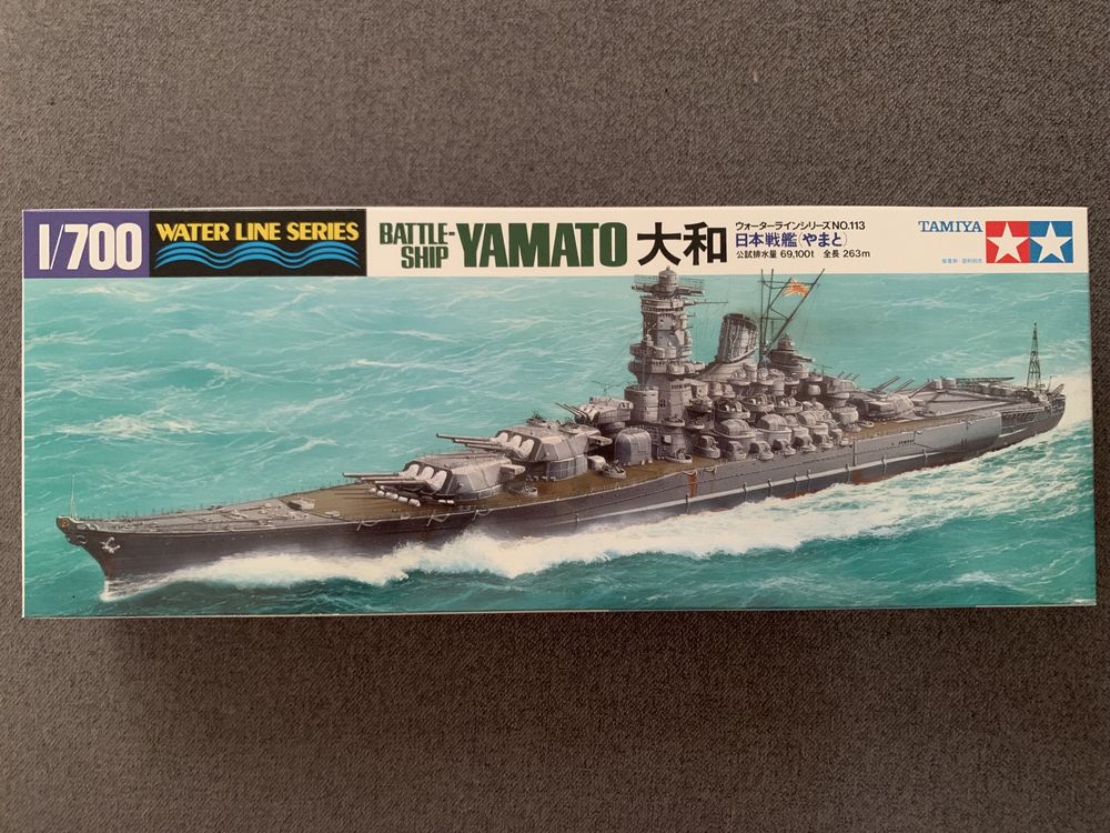 Model plastikowy Tamiya pancernik Yamato