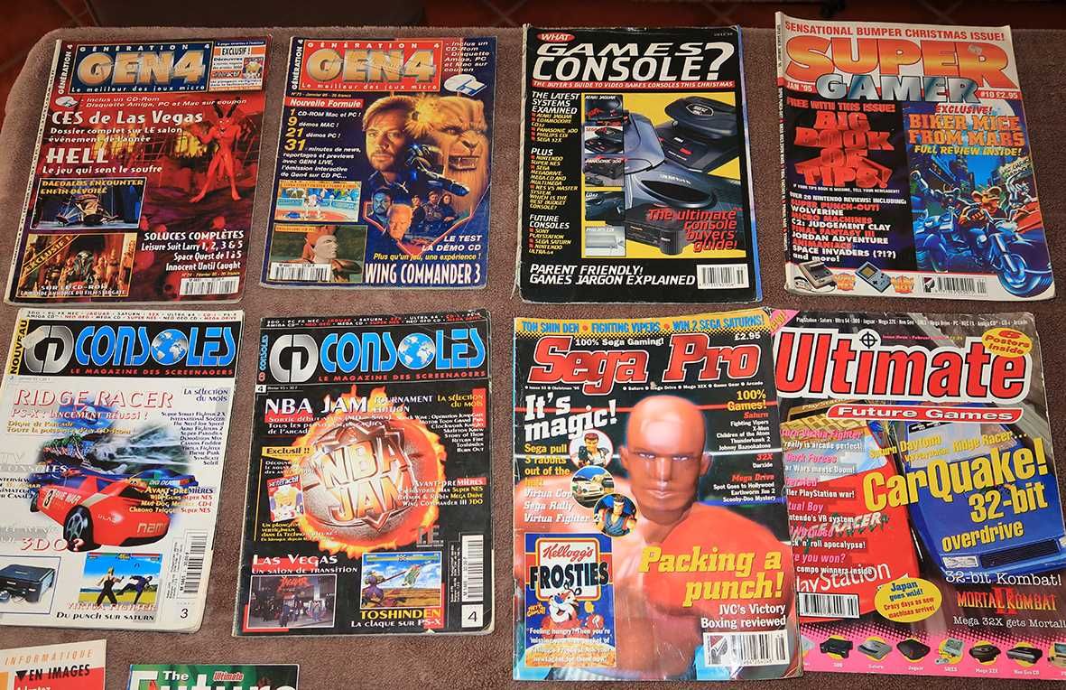 Revistas antigas vintage cinema filmes jogos e posters