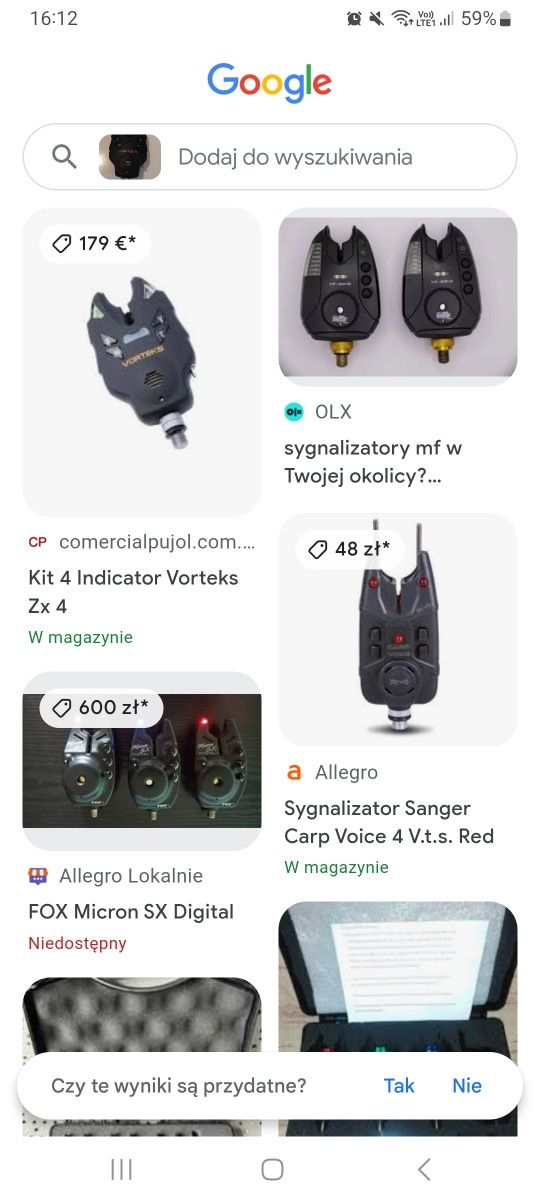 Elektryczne sygnalizatory brań