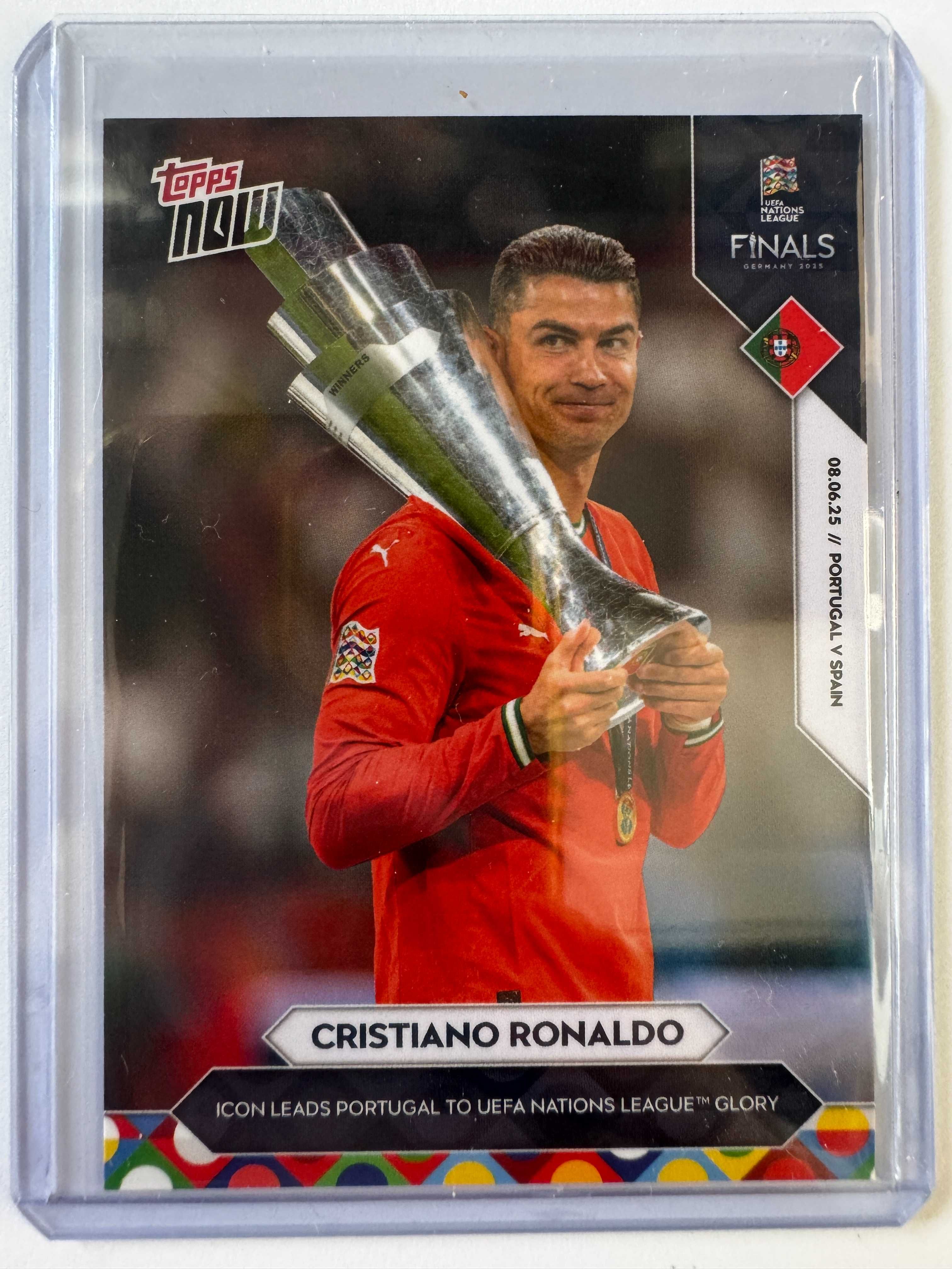 CAMPEÕES Portugal - 2025 UEFA Nations League Topps NOW Cartas