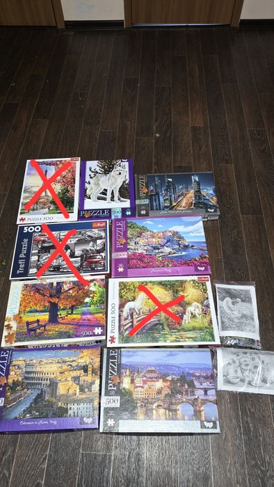 Пазли, puzzle, дерев'яні пазли, луна, жираф