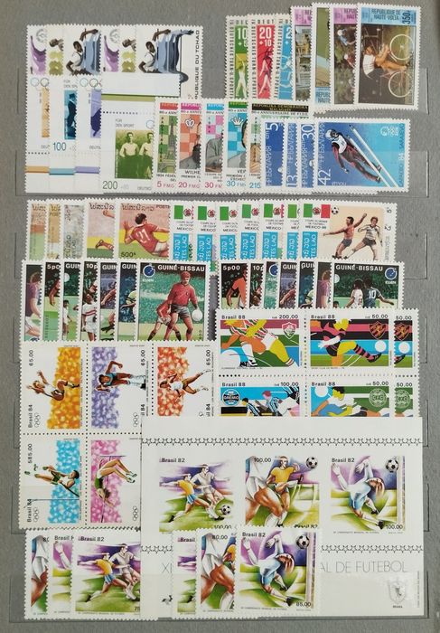 Марки. Спорт, Олімпіада, Футбол ЧС #1  Філателія. Колекція. Негашені