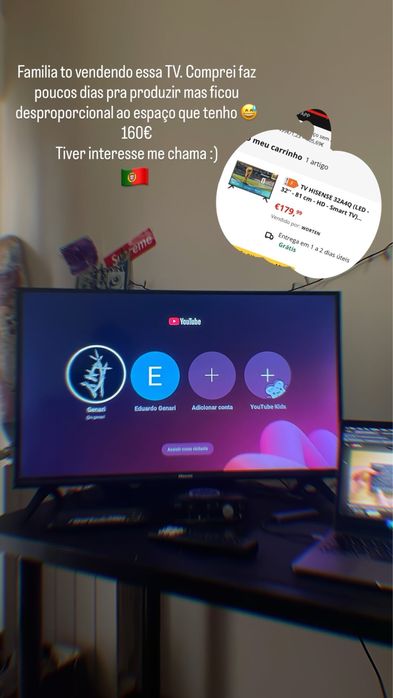 Televisao Hisense 32”