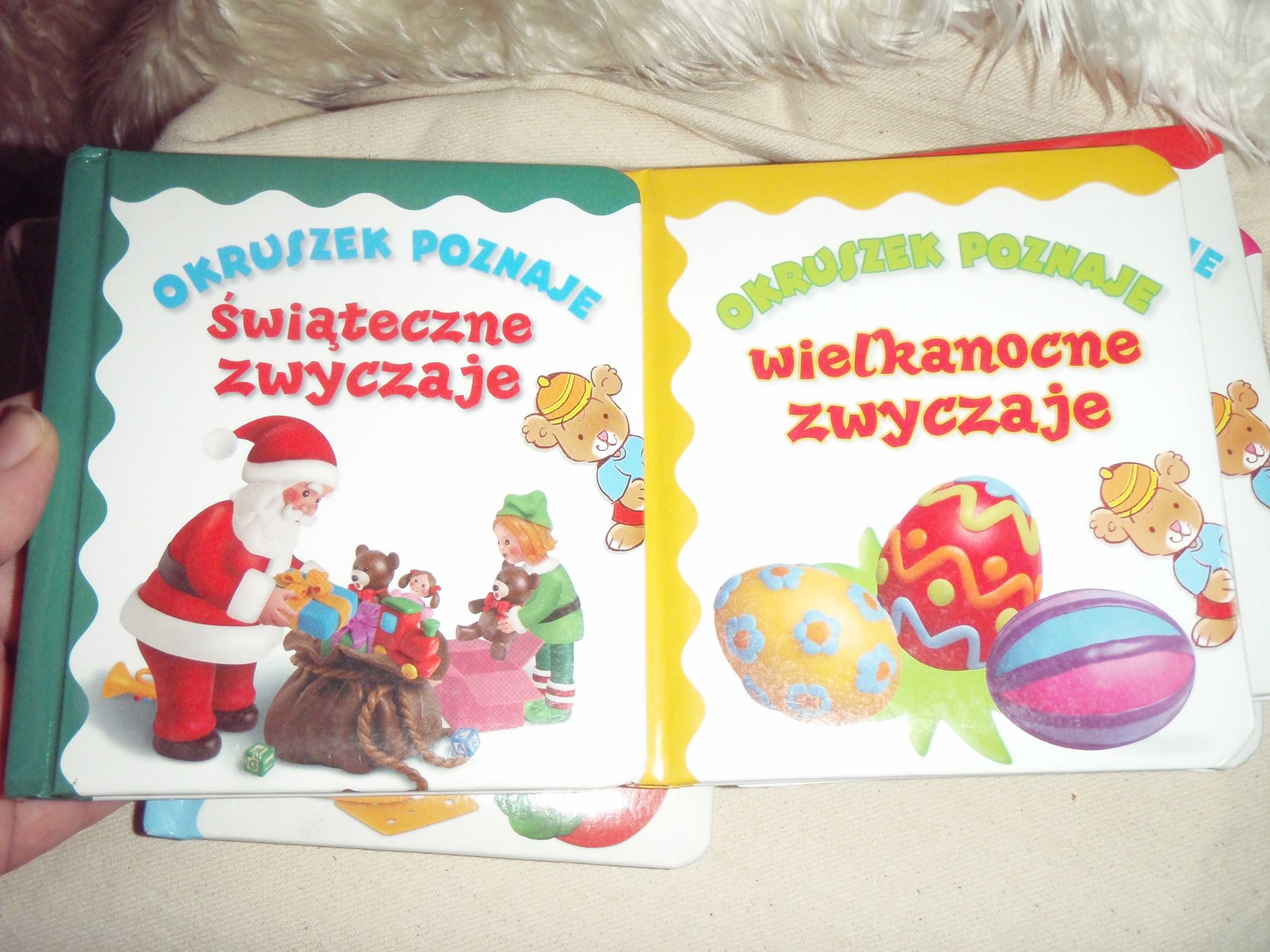 OKRUSZEK POZNAJE Zwyczaje + Obrazki dla maluchów 7 książeczek + 2 inne