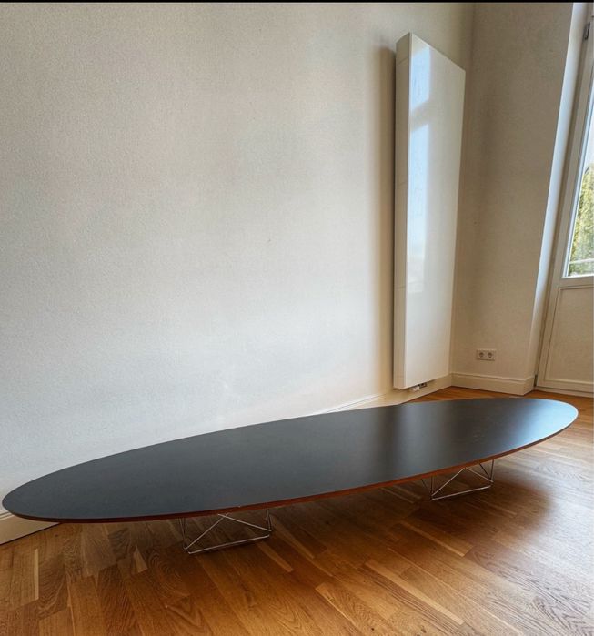 Vitra ława do salonu Elliptical Eames czarna