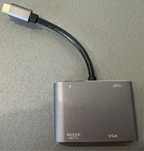Адаптер USB-хаб переходник Type-C HDMI + USB Type-C - USB Type-C