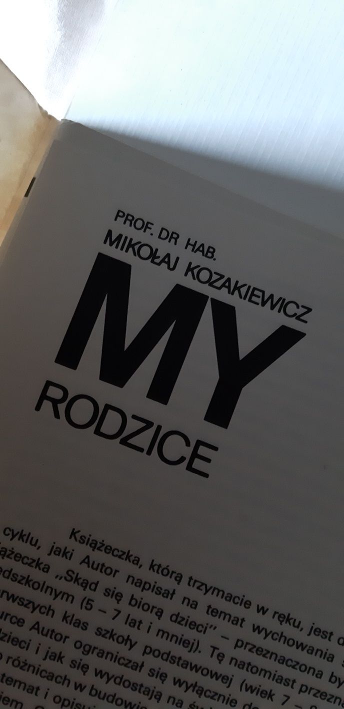 Książka edukacyjna jak powstaje życie Marek zdan 1984