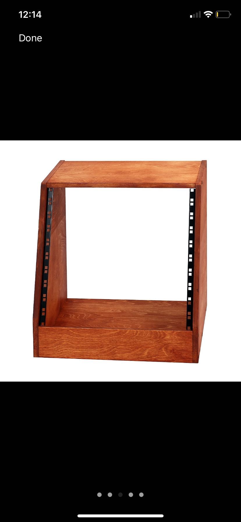 Wood studio rack 19”