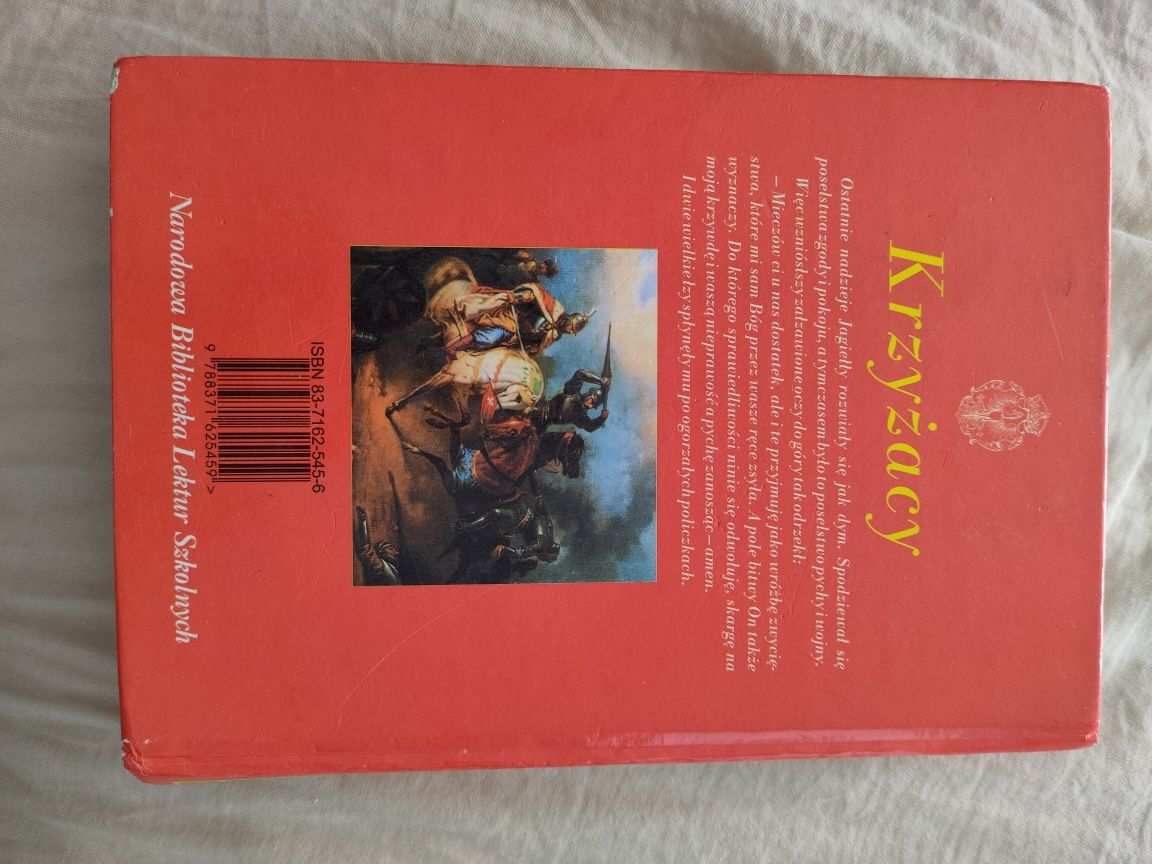 Krzyżacy Sienkiewicz Henryk książka w twardej oprawie