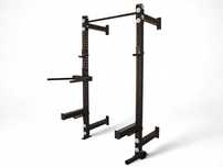 WALL RACK 80x80x3 + stacja DIP + landmine + belki / klatka siłownia