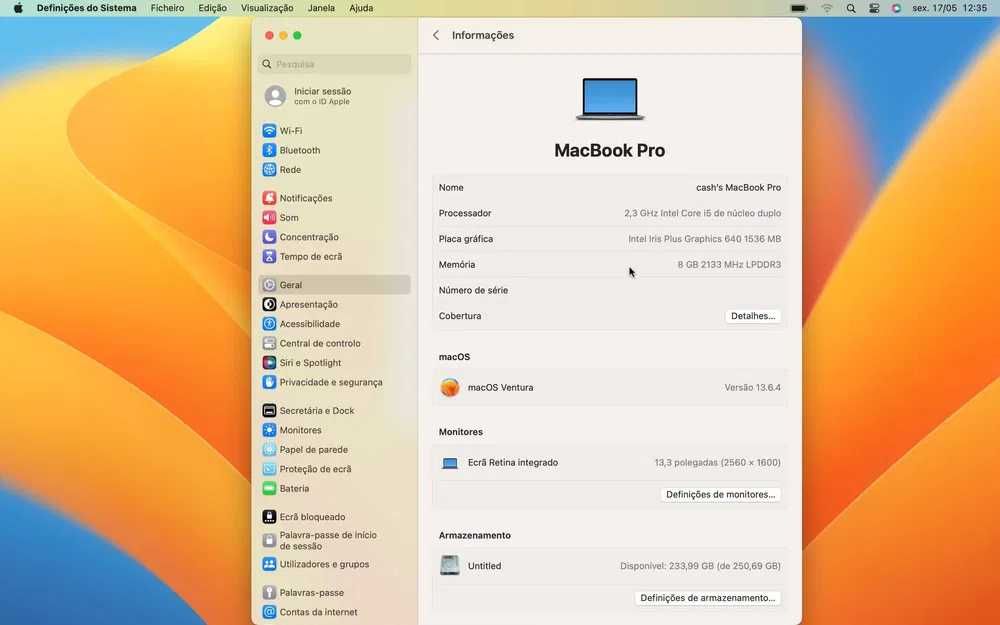 MacBook Pro 13" i5 2.3ghz igual a novo