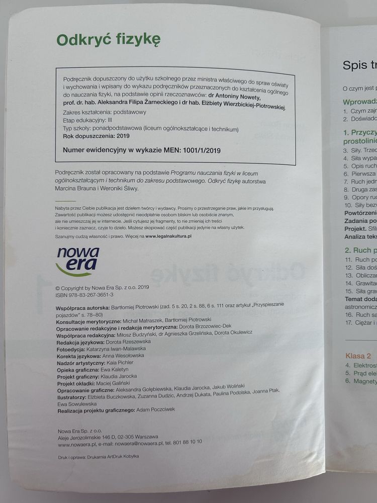Odkryć fizykę 1