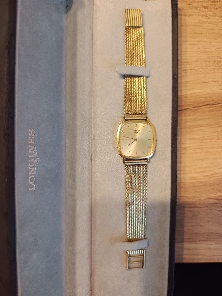 Zegarek Longines złoty 18k (750)
