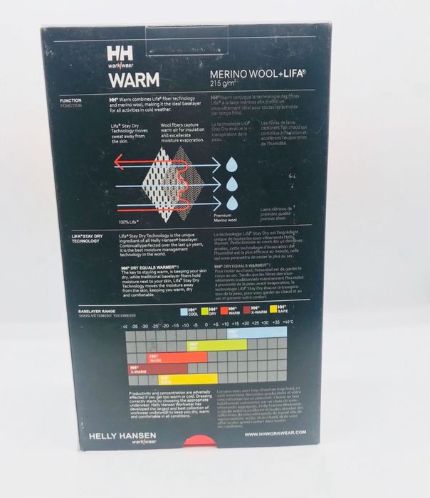 Оригінальні чоловічі термоштани Helly Hansen Merino. Розмір: XL, 2XL