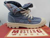 NOWE buty MUSTANG rozmiar 39 botki trampki tenisówki kwiaty
