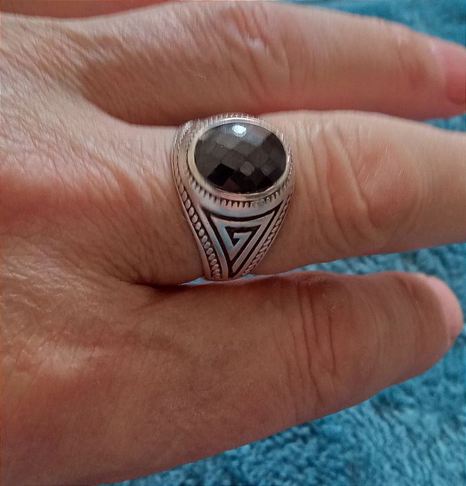 Srebro sygnet męski