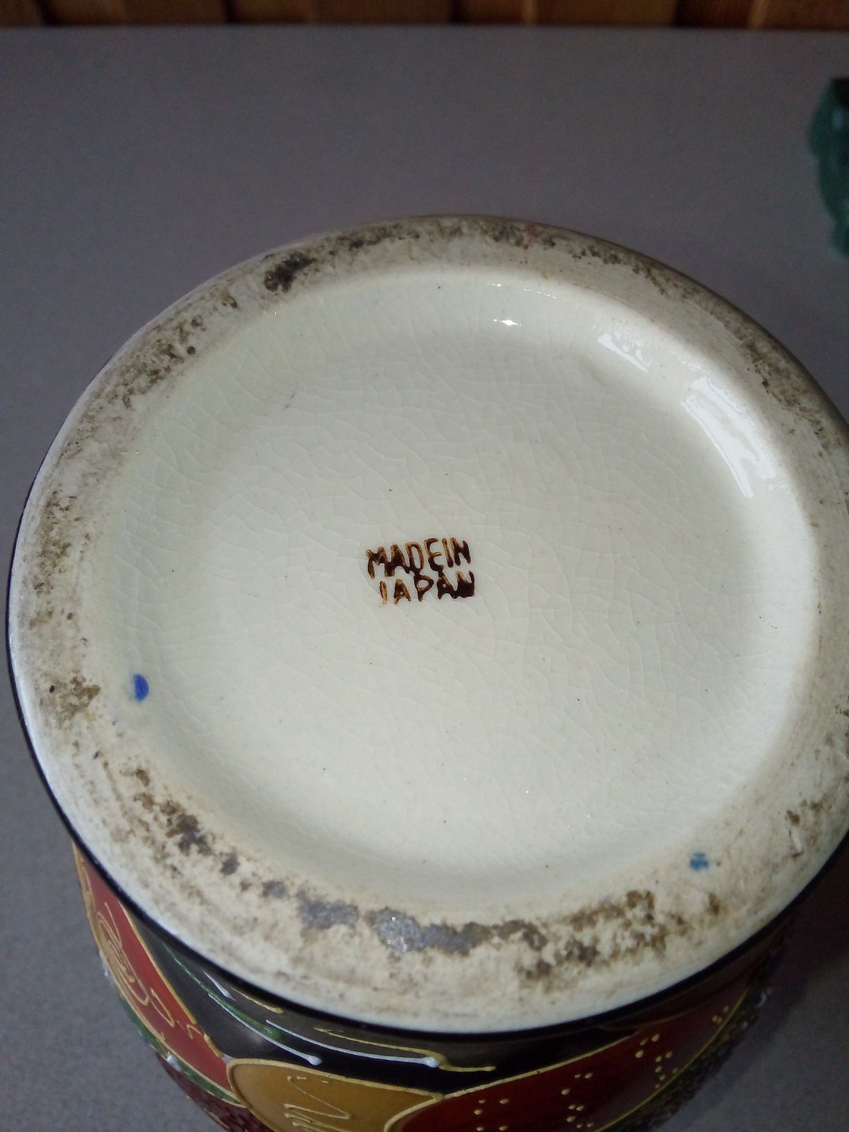 Stary wazon satsuma porcelana japońska