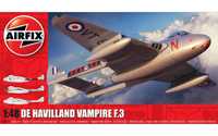 Airfix 06107 De Havilland Vampire F.3 1/48 model do sklejania