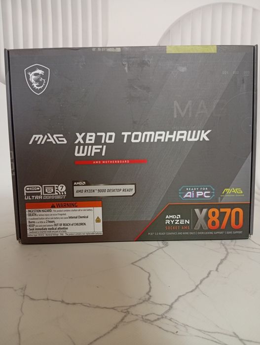 Материнська плата msi mag x 870 tomahawk wifi