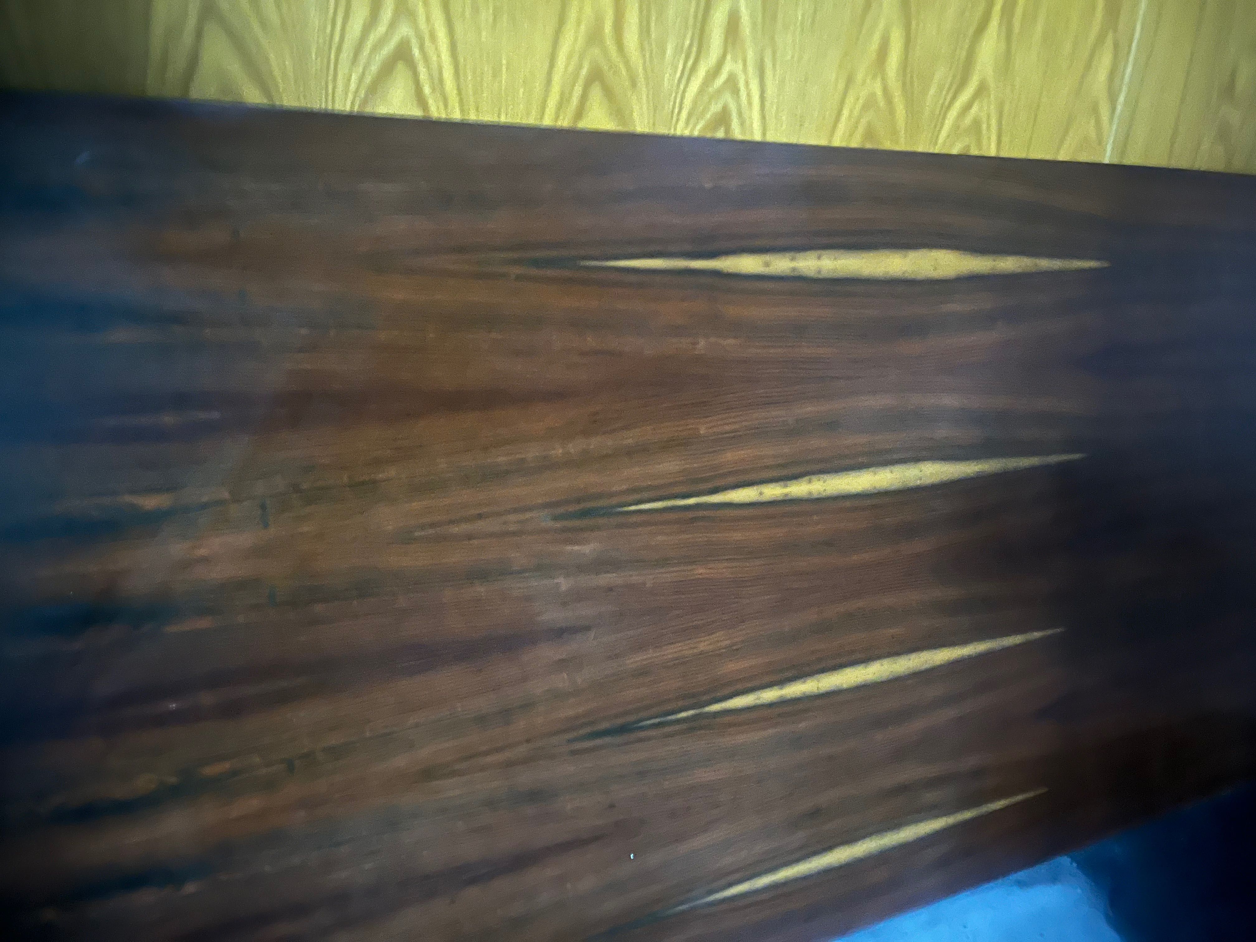 Tampo de mesa ou secretária em Pau Santo espinhado