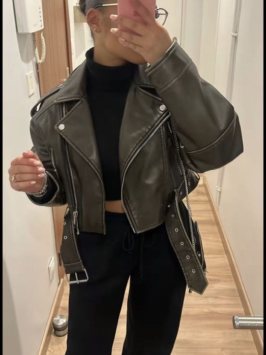 Косуха/ кожанка zara