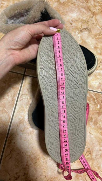 Замшеві лофери лоро з хутром норки