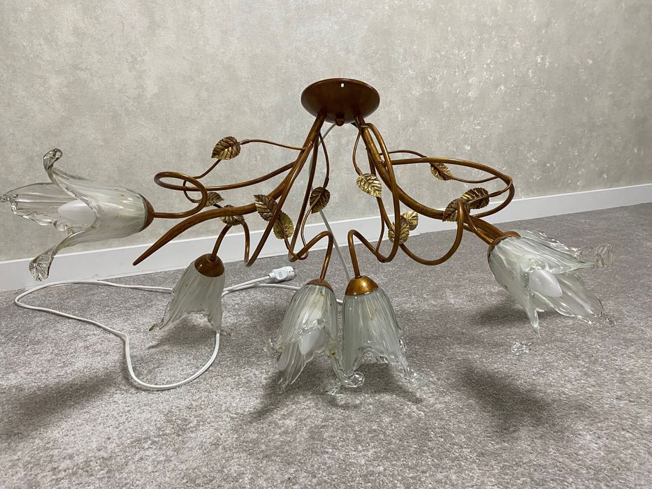 Люстра+світильник