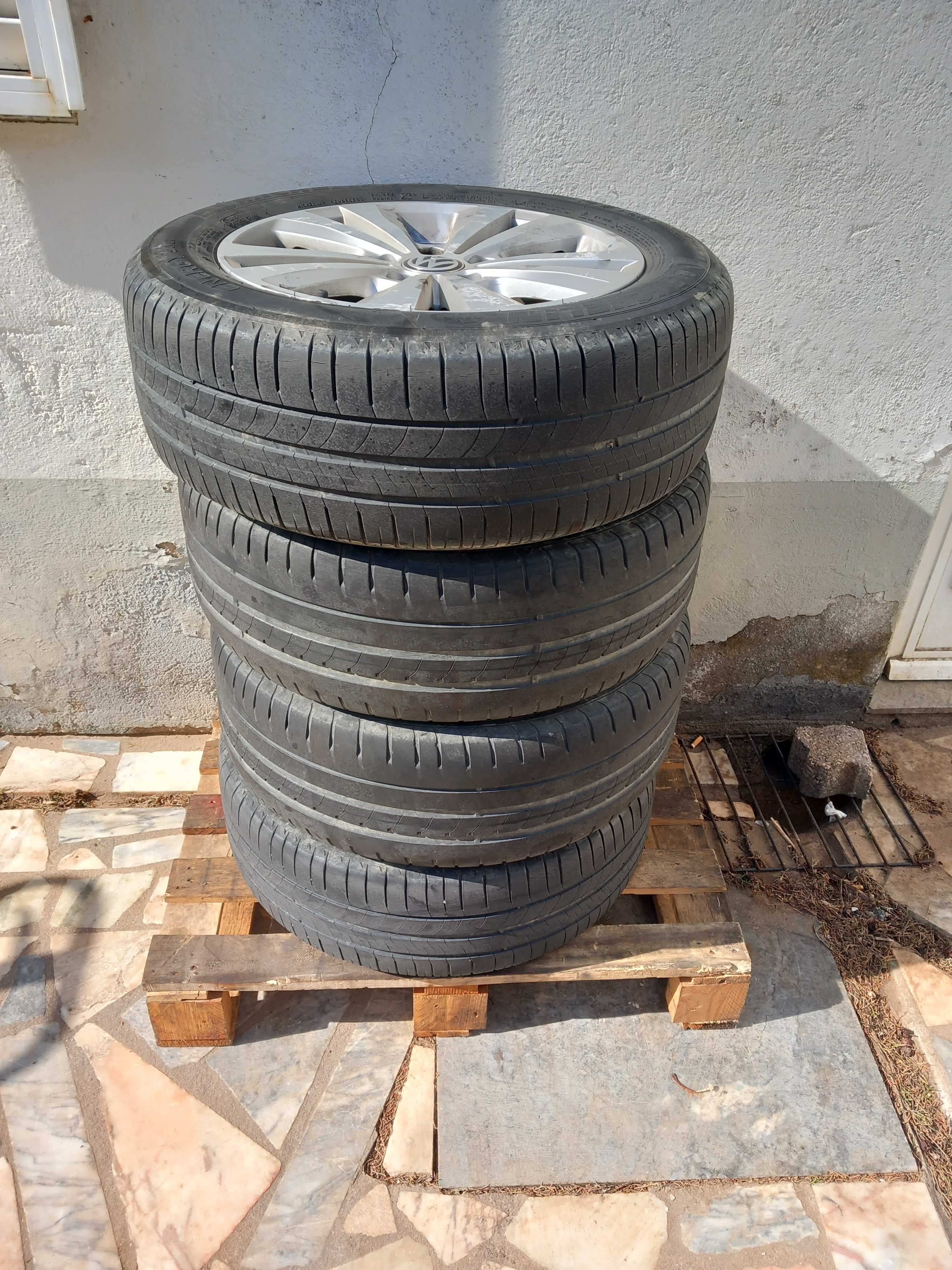 Jantes volkswagen vw 16" 5x112 com pneus