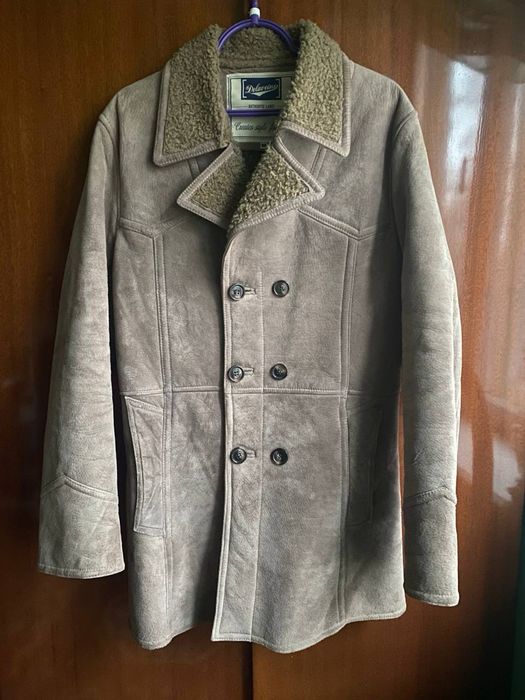 Натуральна чоловіча дублянка розмір М чудовий стан(носилась разів 5)