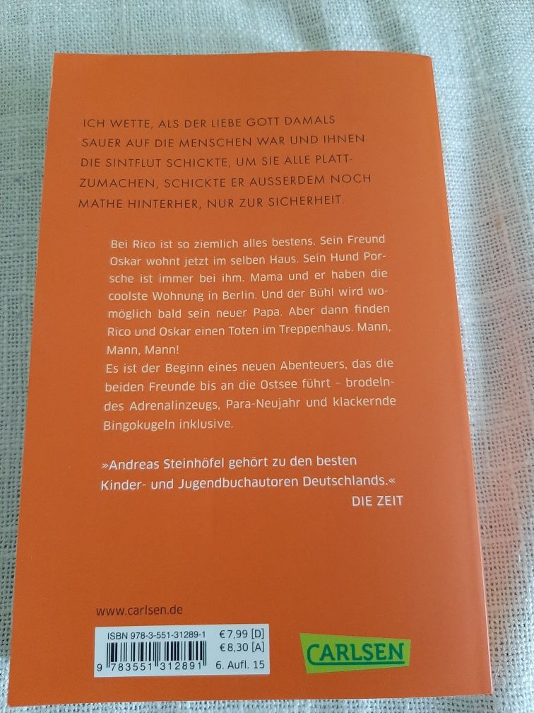 Adreas Steinhöfel, - Rico, Oscar und Der Diebstahlstein (j.niem) s.327