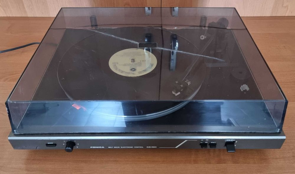 Unitra Fonica gramofon GS464 grafitowy oryginalna wkładka MF101