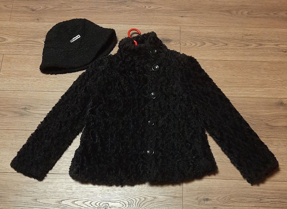 Шубка  и деми панама тедди для девочки.