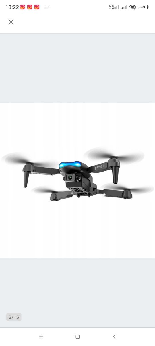 Dron Pro Dual Camera,optical flow, pilot. Nowy.