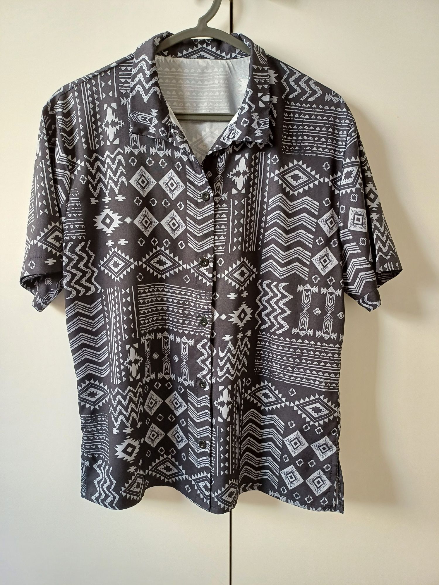 Camisa azteca preta - S